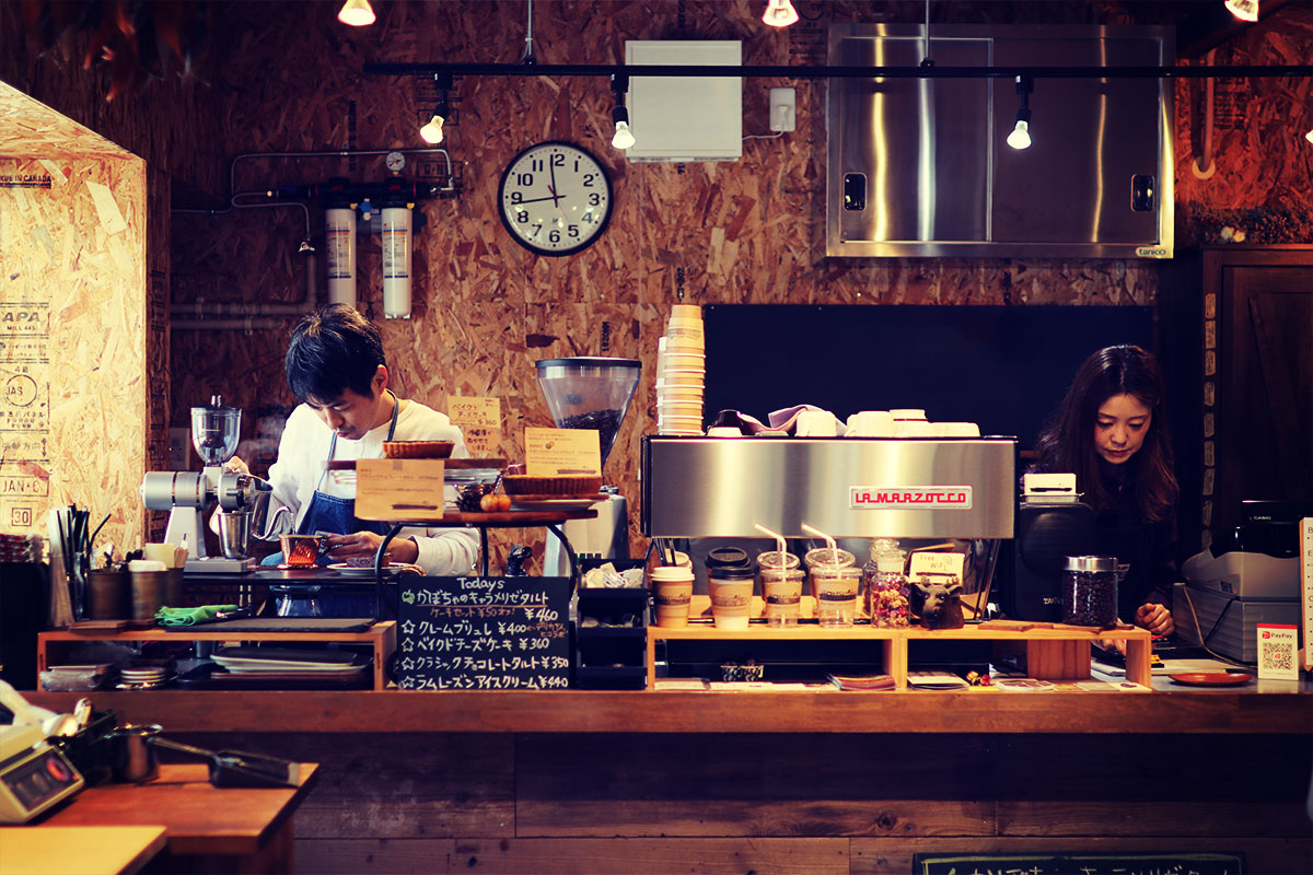 カフェ店内
